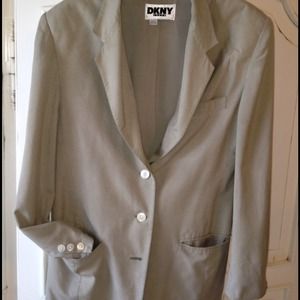 RESERVED Vintage DKNY "boyfriend" silk blazer