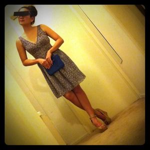 REDUCED Ann Taylor Loft Lilac Geometric Print ...