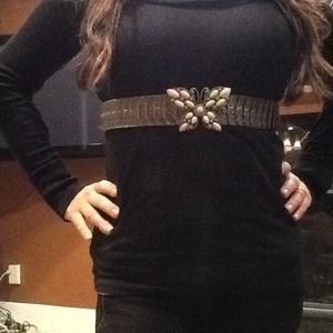 Butterfly rhinestone belt reserved 4 @bellafashion