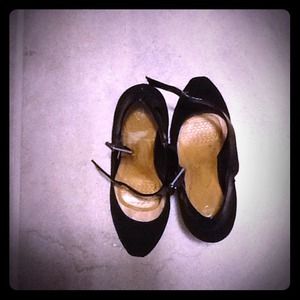 Reserved Black heels suede