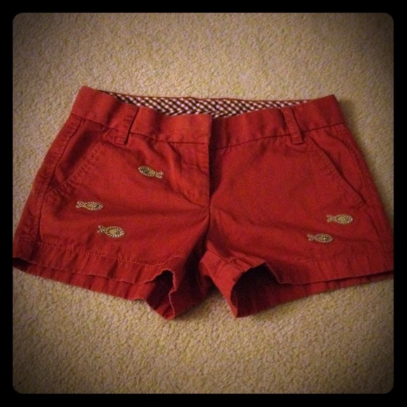 Rustic orange shorts