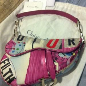 Dior Handbags - Dior Limited Edition Glamour saddle bag Dior Handbags - Dior Limited Edition Glamour saddle bag