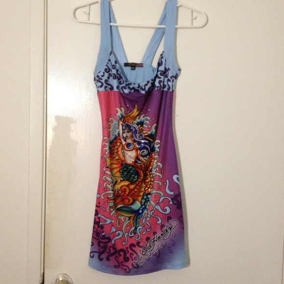 🔴SOLD🔴 Ed Hardy XS mini dress