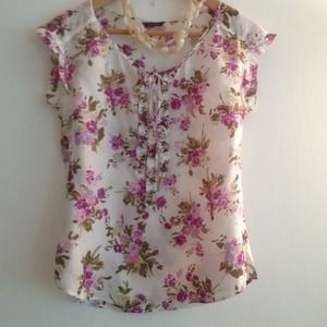 Reserved  bundle Silk blouse+Zara skirt.