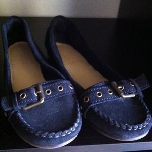 J. Crew Shoes - J. Crew Blue Suede Driving Moccasins J. Crew Shoes - J. Crew Blue Suede Driving Moccasins