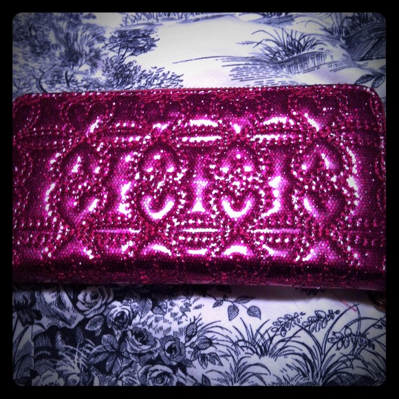 😍 bundle Fabulous pink sparkle de luxe wallet