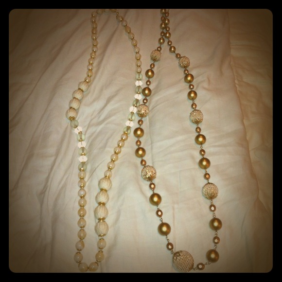 2 extra long beaded necklaces - Picture 1 of 4