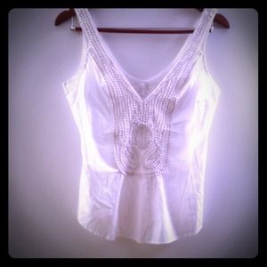 7 for all mankind white cotton top