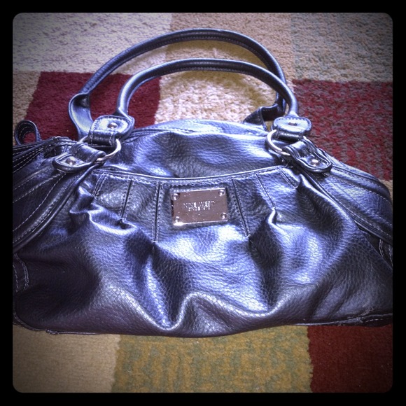 RESERVED!! Metal Grey Nine West Handbag