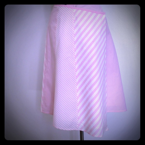 💢SOLD💢 Anthropologie pink wrap skirt size 8