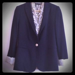 Zara jersey blazer