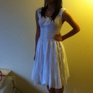 White summer dress