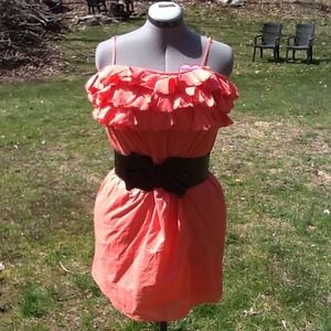 END OF SUMMER SALE- J.Crew Coral dress