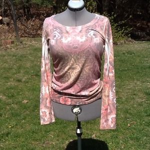 Perfect for fall- Forever 21 print knit top