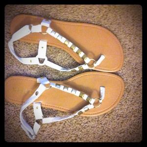 women's white sandals