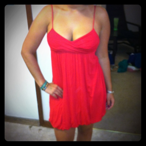 Red Forever21 dress