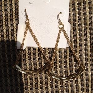 Jessica Simpson gold earrings. RESERVED!