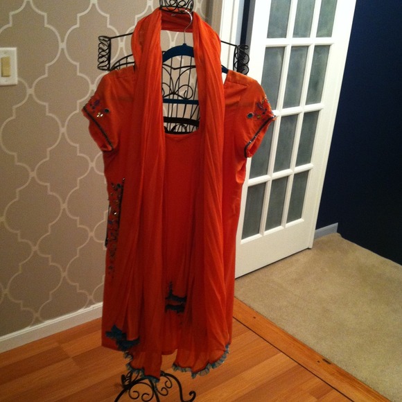 ❤REDUCED❤ Indian outfit. 3 piece - Picture 3 of 4