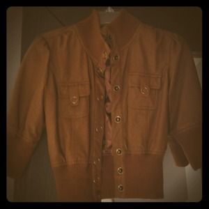 @sheelagoh Beige 3/4 jacket leather