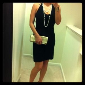 SOLD! Ralph Lauren shimmer halter LBD