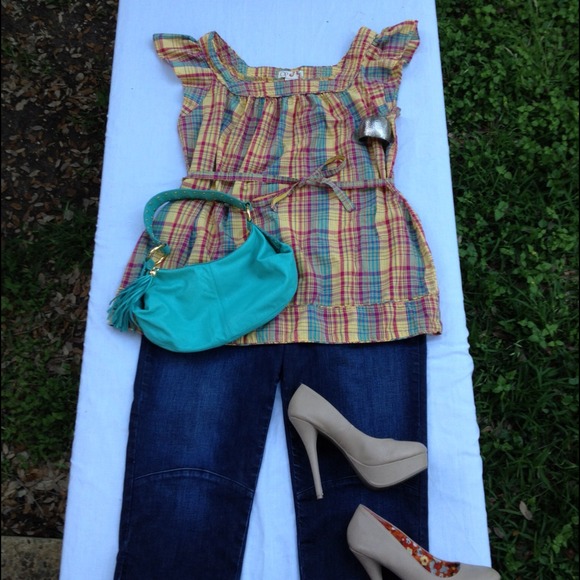 Plaid Peasant Shirt