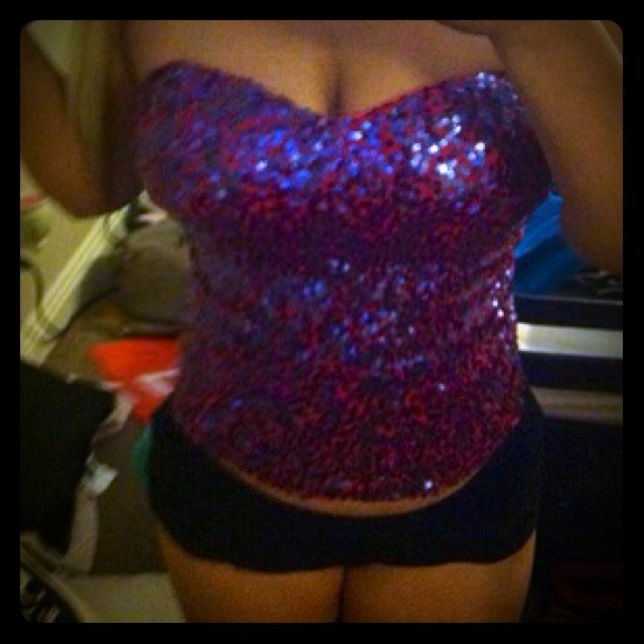 ‼️SOLD‼️SOLD‼️✨reduced✨Sequence tube top 💘 - Picture 1 of 1