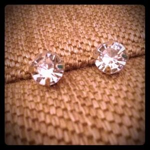 Faux diamond studs