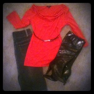 SOLD!  GAP coral pink top