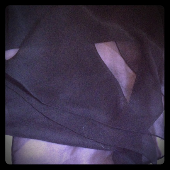 SOLD !!!! REDUCED Huge vintage silk chiffon scarf