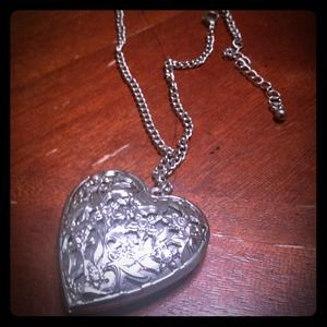 silver necklace