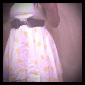 sundress with a chic asymmetrical hem