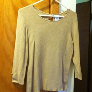 Silk/Nylon knit top