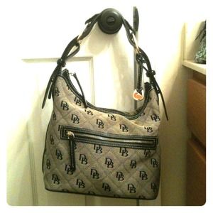 Dooney & Burke Signature Bucket and wristlet