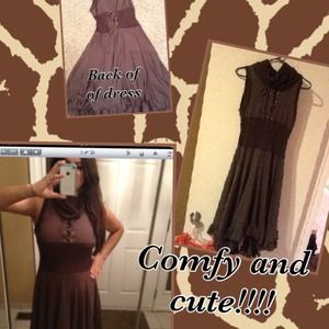 Cute brown dress reserved for @sarabrooke97