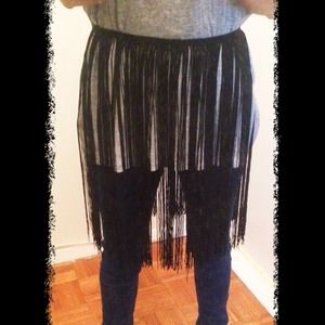 Fringed belt (wear 2-ways)