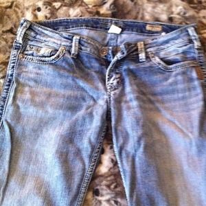 Silver jeans