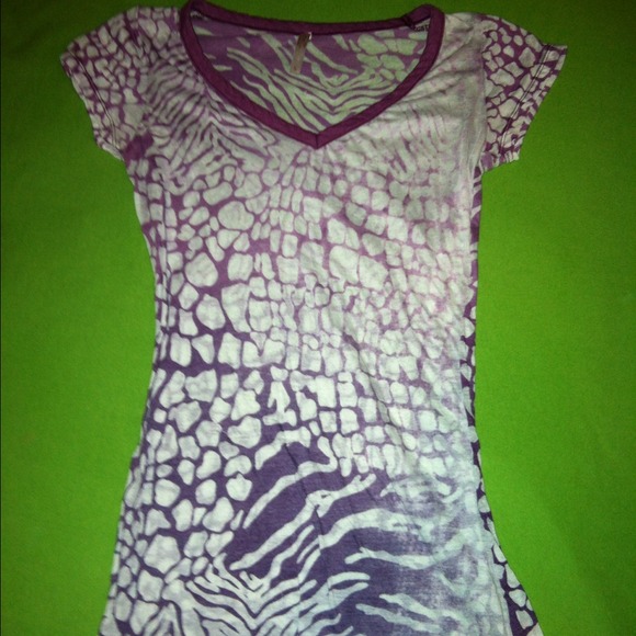 SOLD Sheer Animal Print Rue 21 Top