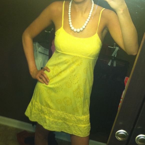 Yellow sundress & bag