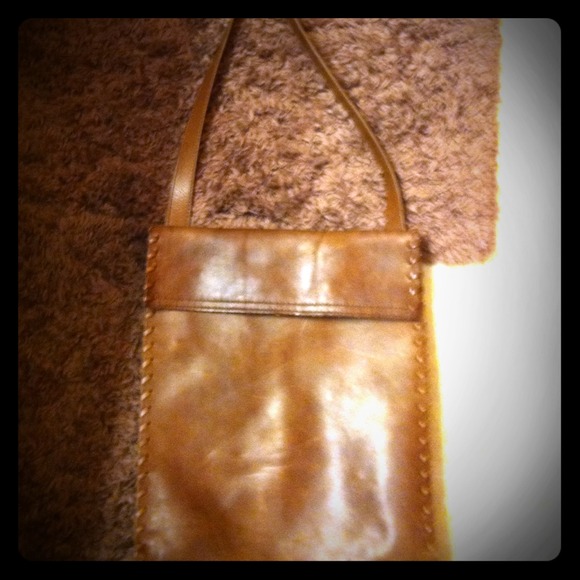 All leather Gap purse, sling over