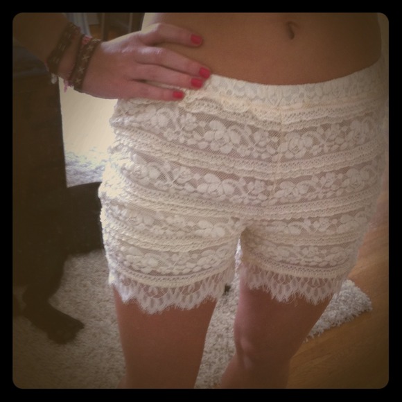 Lace shorts
