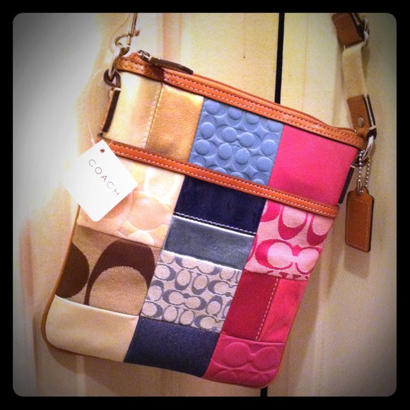 AUTHENTIC COACH patchwork handbag!
