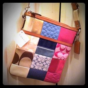 AUTHENTIC COACH patchwork handbag!