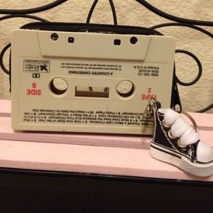 Cassette tape coin purse