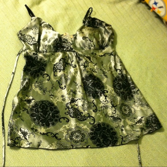 Black and silver dress tank
