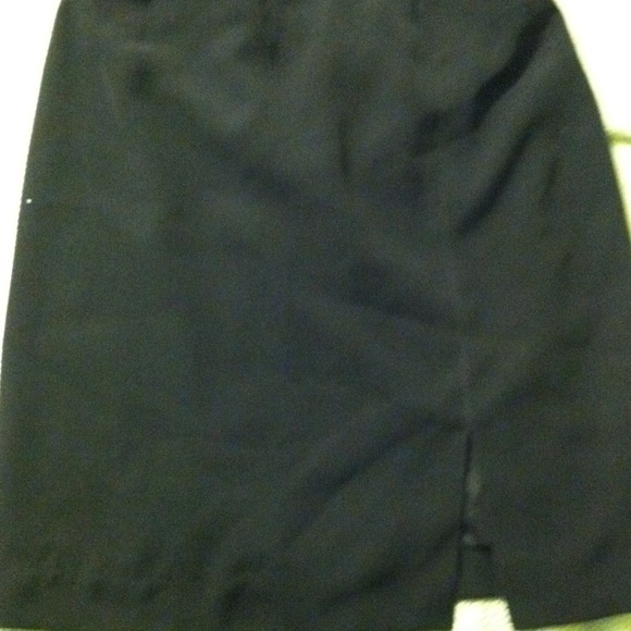 Black pencil skirt