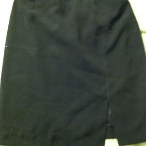 Black pencil skirt