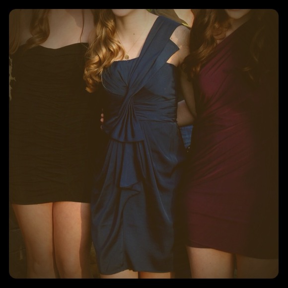 Navy BCBG Dress