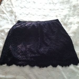 ❌SOLD❌Reduced!! Black lace mini skirt