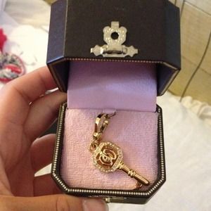 NEW Juicy Couture logo key charm