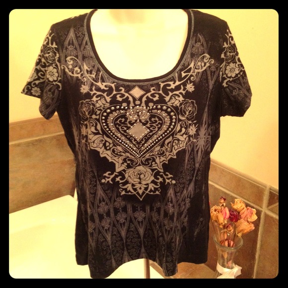 💢SOLD💢 Vanilla sugar printed T